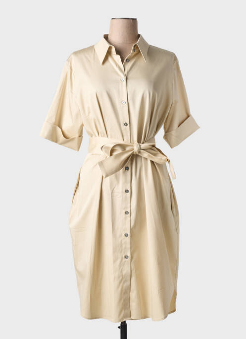 Robe mi-longue beige HANA SAN pour femme