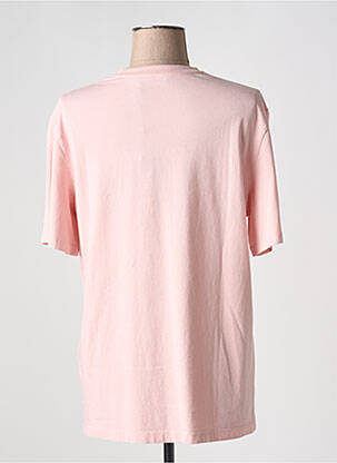 T-shirt col rond manches courtes rose ROTATE femme