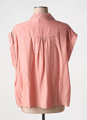 Chemisier manches courtes manches courtes rose NOTSHY femme