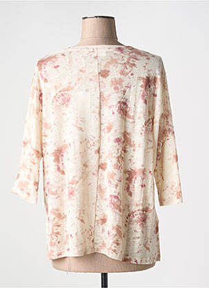 Pull col v manches 3/4 beige NOTSHY femme