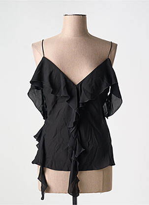 Top coupe cintrée sans manche noir DOROTHEE SCHUMACHER femme