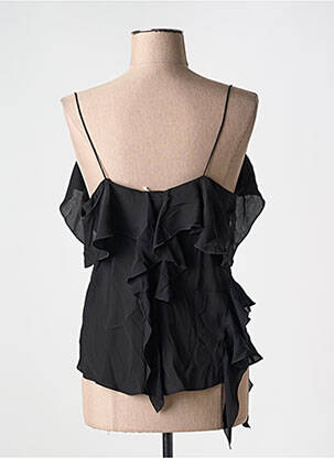 Top coupe cintrée sans manche noir DOROTHEE SCHUMACHER femme