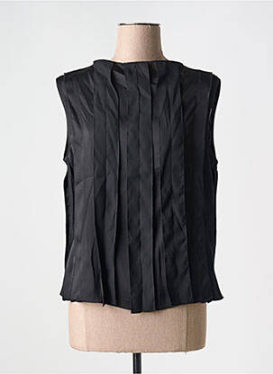 Top sans manche sans manche noir ATTIC AND BARN femme