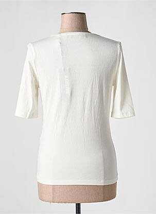 T-shirt stretch manches courtes blanc ROTATE femme