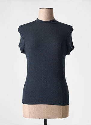 T-shirt stretch manches courtes noir REMAIN femme