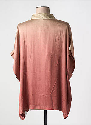 Chemisier manches courtes manches courtes marron NOTSHY femme
