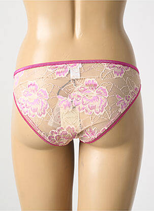 Culotte tissage dentelle rose LA NOUVELLE femme