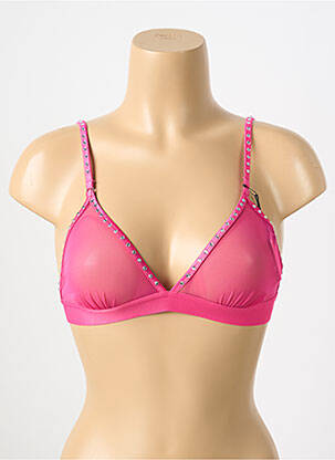Soutien-gorge sans armature haut soutien-gorge emboitant rose LOVE STORIES femme