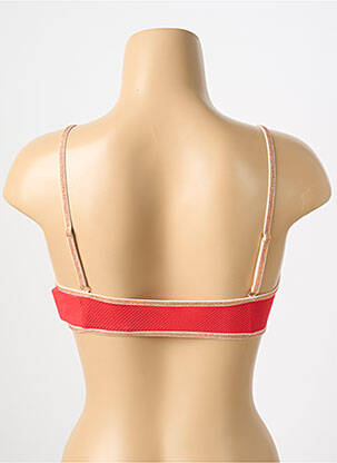 Soutien-gorge sans armature haut soutien-gorge emboitant rouge LA NOUVELLE femme