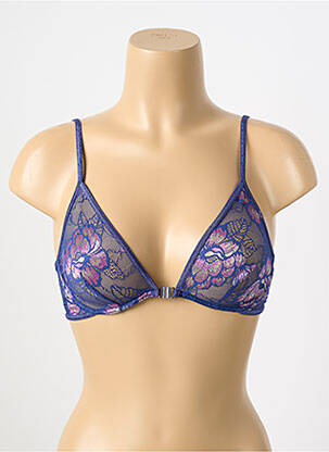 Soutien-gorge sans armature haut triangles violet LA NOUVELLE femme