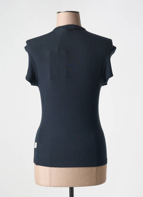 T-shirt stretch manches courtes noir REMAIN femme