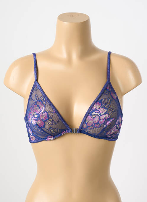 Soutien-gorge sans armature haut triangles violet LA NOUVELLE femme