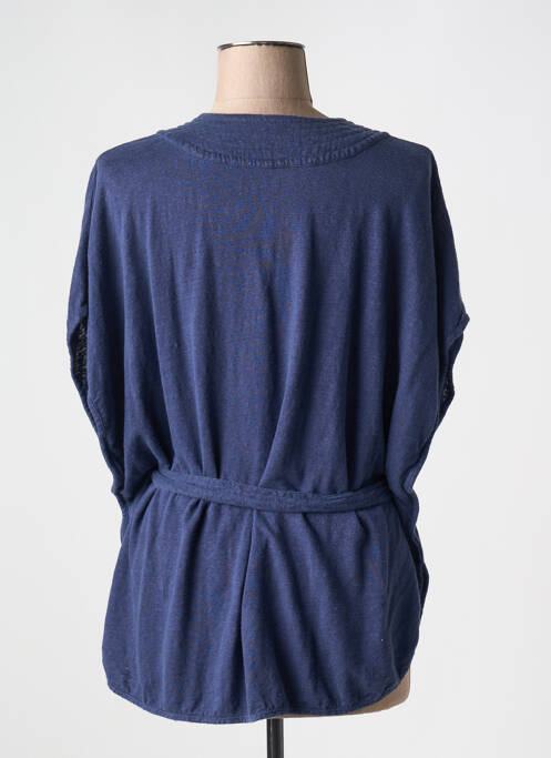 Top bleu MAJESTIC FILATURES pour femme