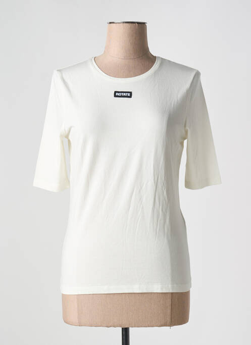 T-shirt blanc ROTATE pour femme