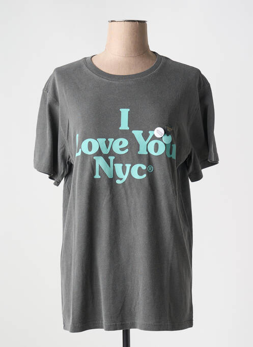 T-shirt gris NEWTONE femme