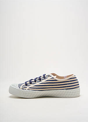 Baskets semelle amovible talon plat jusqu'à 3cm bleu ARNACOEUR femme