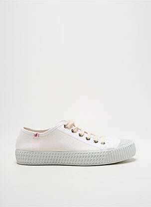Baskets semelle amovible talon plat jusqu'à 3cm beige ARNACOEUR femme