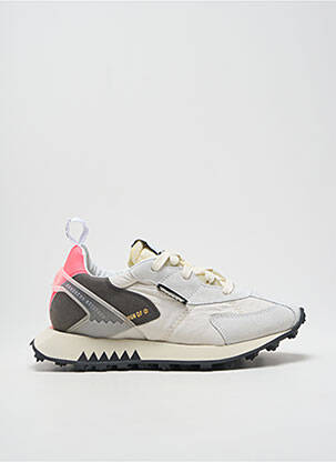 Baskets bout rond talon plat jusqu'à 3cm gris RUN OF femme