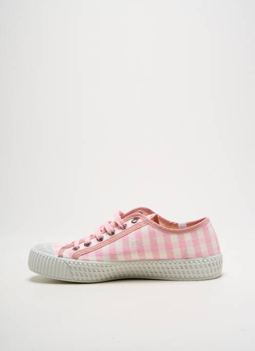 Baskets semelle amovible talon plat jusqu'à 3cm rose ARNACOEUR femme