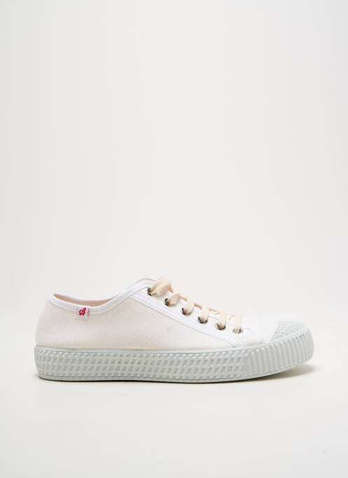 Baskets semelle amovible talon plat jusqu'à 3cm beige ARNACOEUR femme