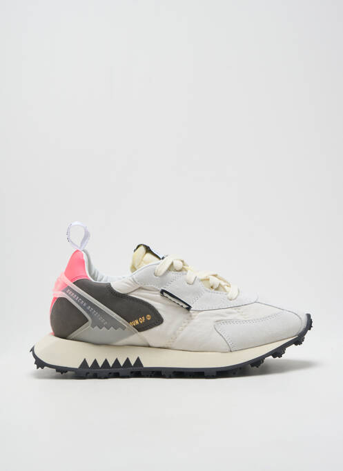 Baskets bout rond talon plat jusqu'à 3cm gris RUN OF femme