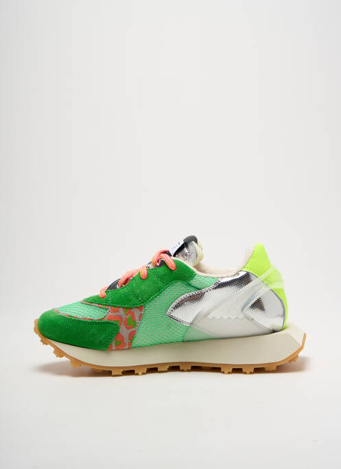 Baskets vert RUN OF femme