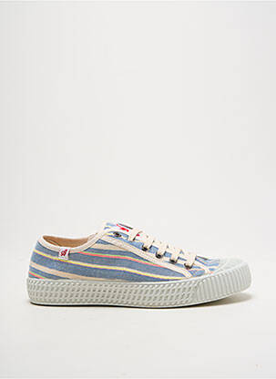 Baskets semelle amovible talon plat jusqu'à 3cm bleu ARNACOEUR femme