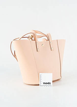 Sac cuir lisse beige CRAIE femme