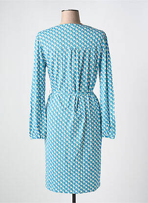 Robe courte manches longues manches longues bleu ESQUALO femme