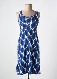 Robe mi-longue sans manche sans manche bleu ZILCH femme