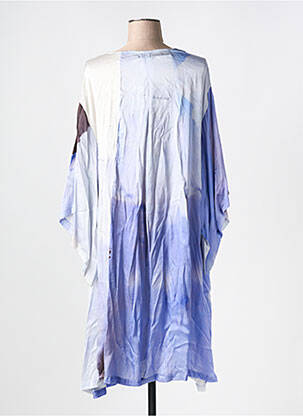 Veste kimono imprimé tie and dye violet POU NOU femme