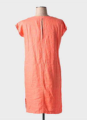 Tunique manches courtes coupe cintrée orange POU NOU femme