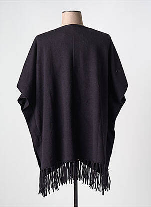 Poncho col v noir ESQUALO femme