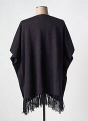 Poncho noir ESQUALO pour femme seconde vue