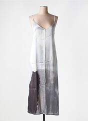 Robe longue gris POU NOU pour femme seconde vue