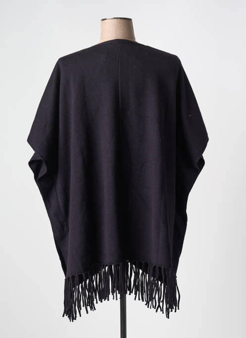 Poncho noir ESQUALO pour femme