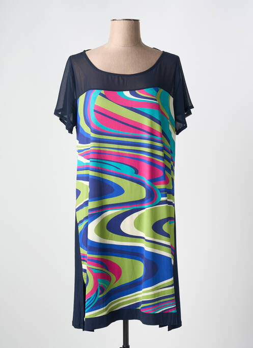 Robe courte bleu AN II VITO pour femme