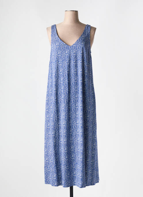 Robe mi-longue bleu ZILCH pour femme