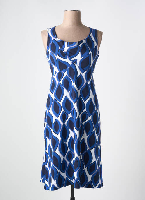 Robe mi-longue bleu ZILCH pour femme