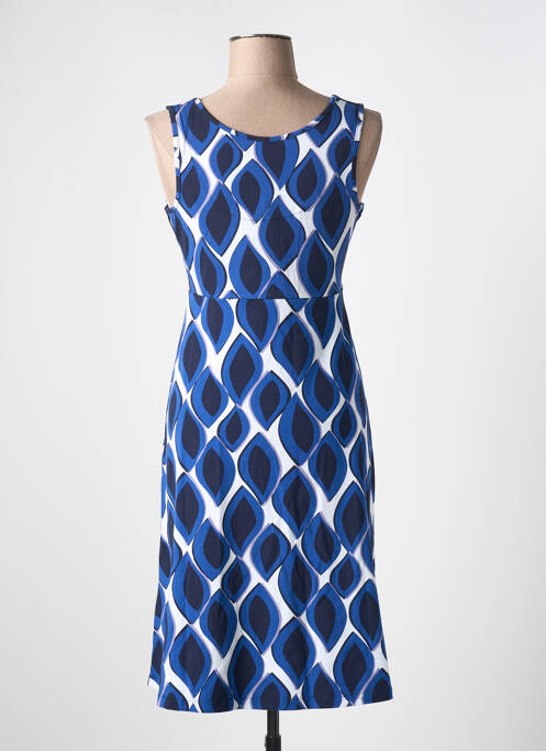 Robe mi-longue bleu ZILCH pour femme