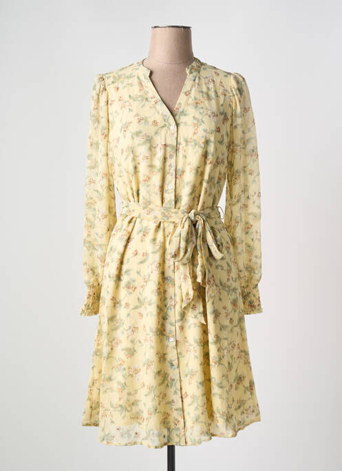 Robe mi-longue jaune ESQUALO pour femme