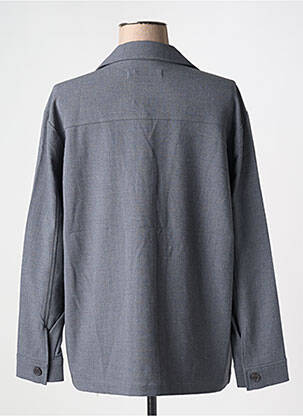 Veste casual col chemisier gris NICE THINGS femme