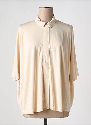 Chemisier manches courtes manches courtes beige MASAI femme