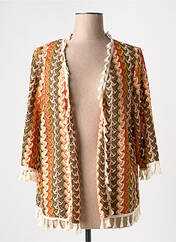 Gilet manches longues orange AN II VITO pour femme seconde vue