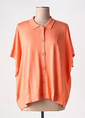 Gilet manches courtes orange ZILCH pour femme seconde vue