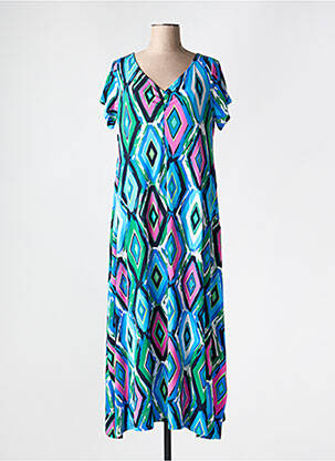 Robe longue bleu AN II VITO pour femme