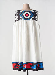 Robe mi-longue blanc BUBBLEE pour femme seconde vue