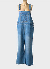 Salopette bleu MAT. pour femme seconde vue