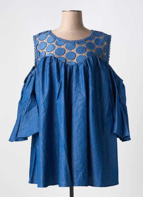 Blouse bleu BUBBLEE pour femme