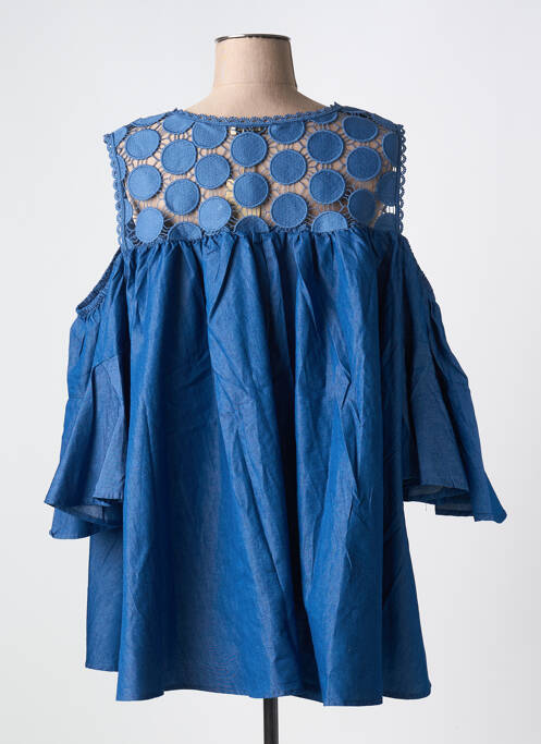 Blouse bleu BUBBLEE pour femme